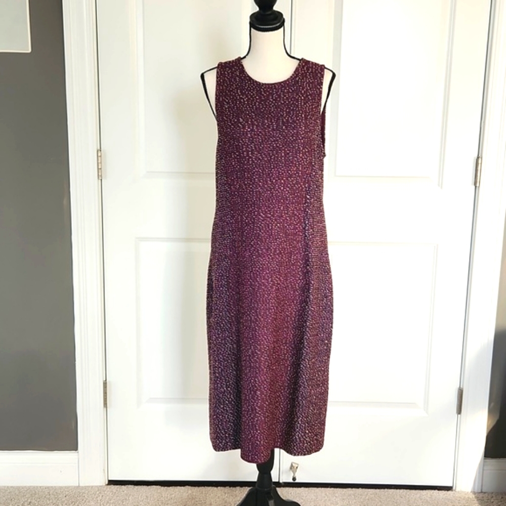 St. John Purple Sleeveless Dress 
Please note I do not have the jacket